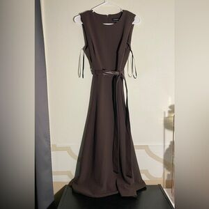 Andrew Marc Women’s Chocolate Brown Maxi Dress - Size 8